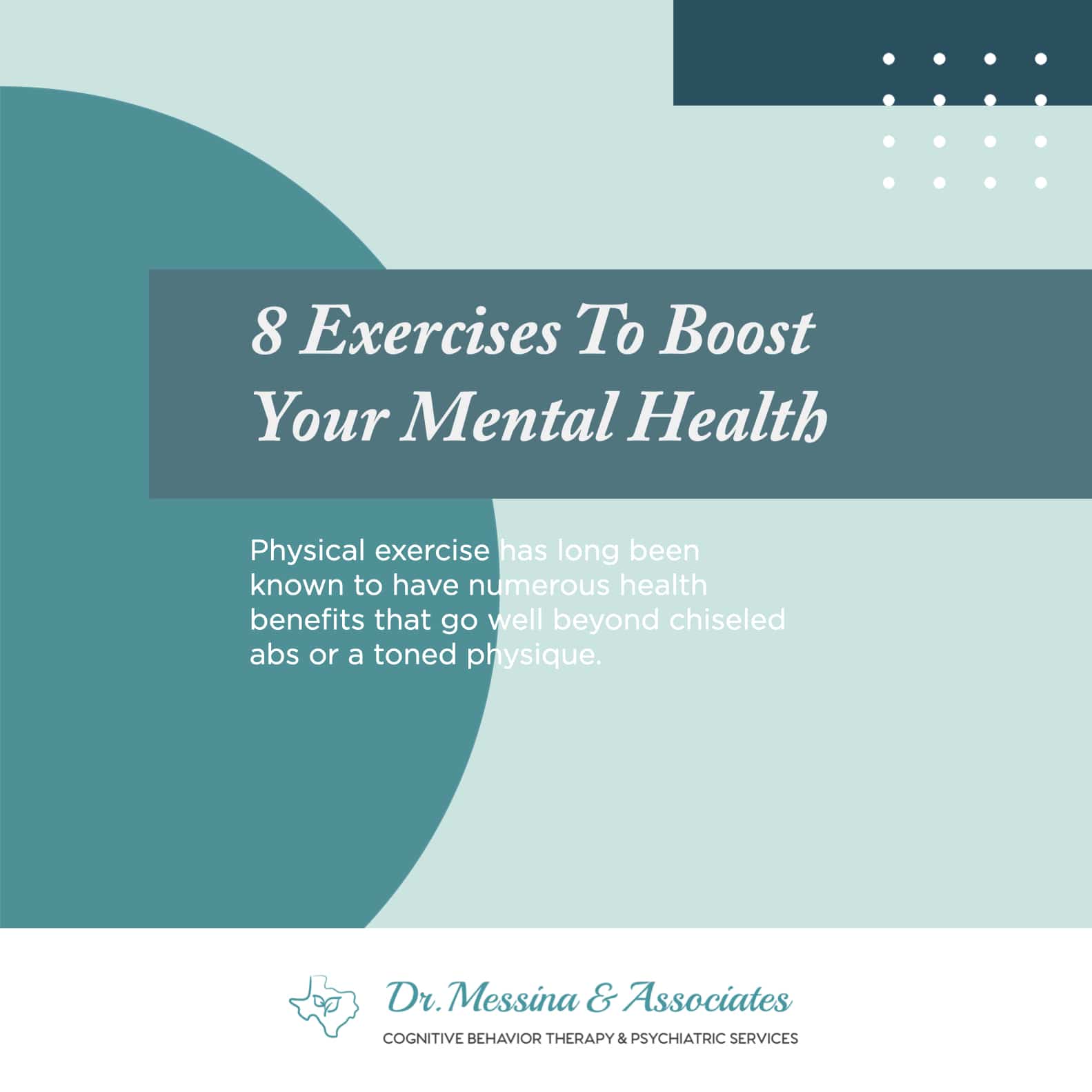 8 exercises to boost your mental health significantly.