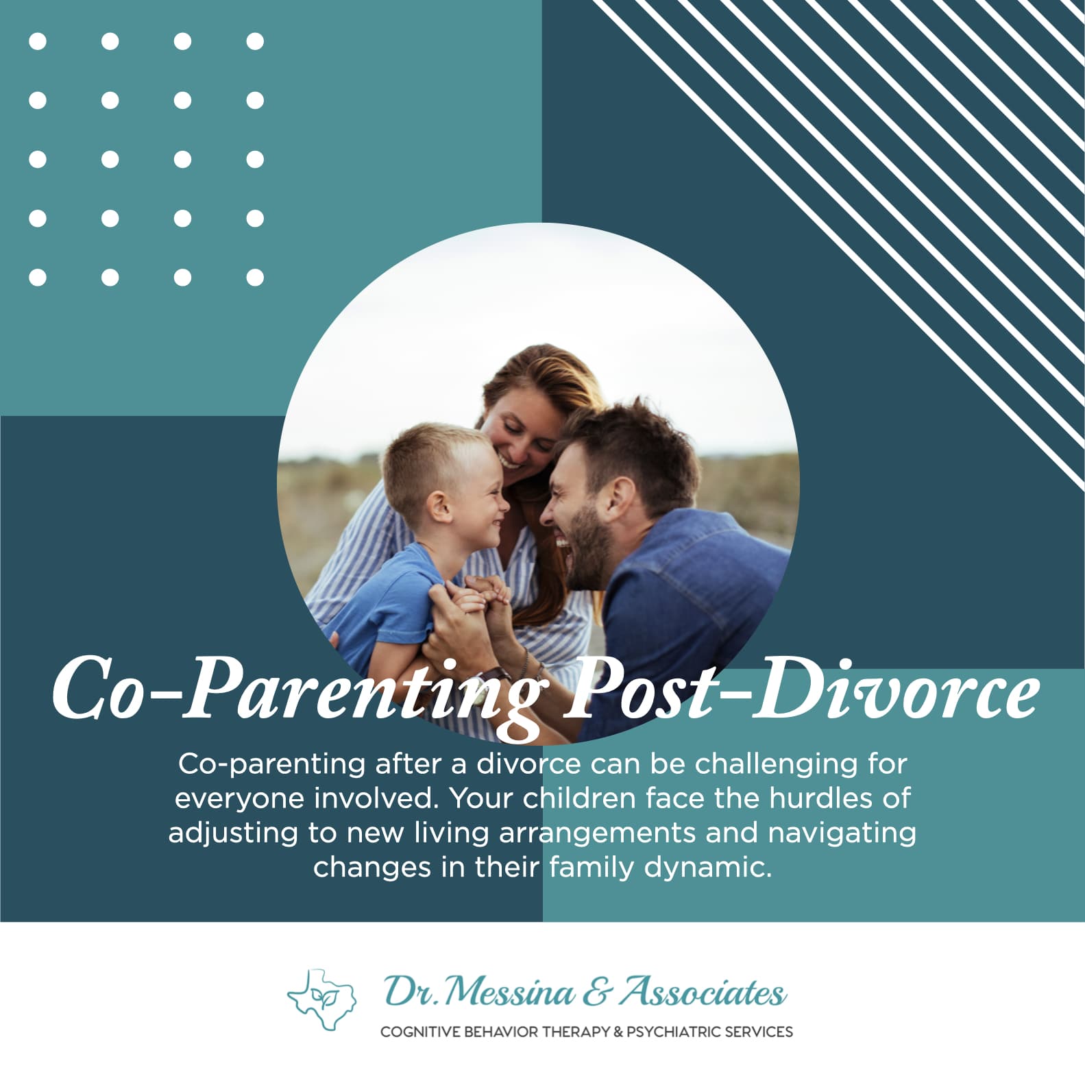 Co-parenting after divorce with guidance from a Southlake family therapist.