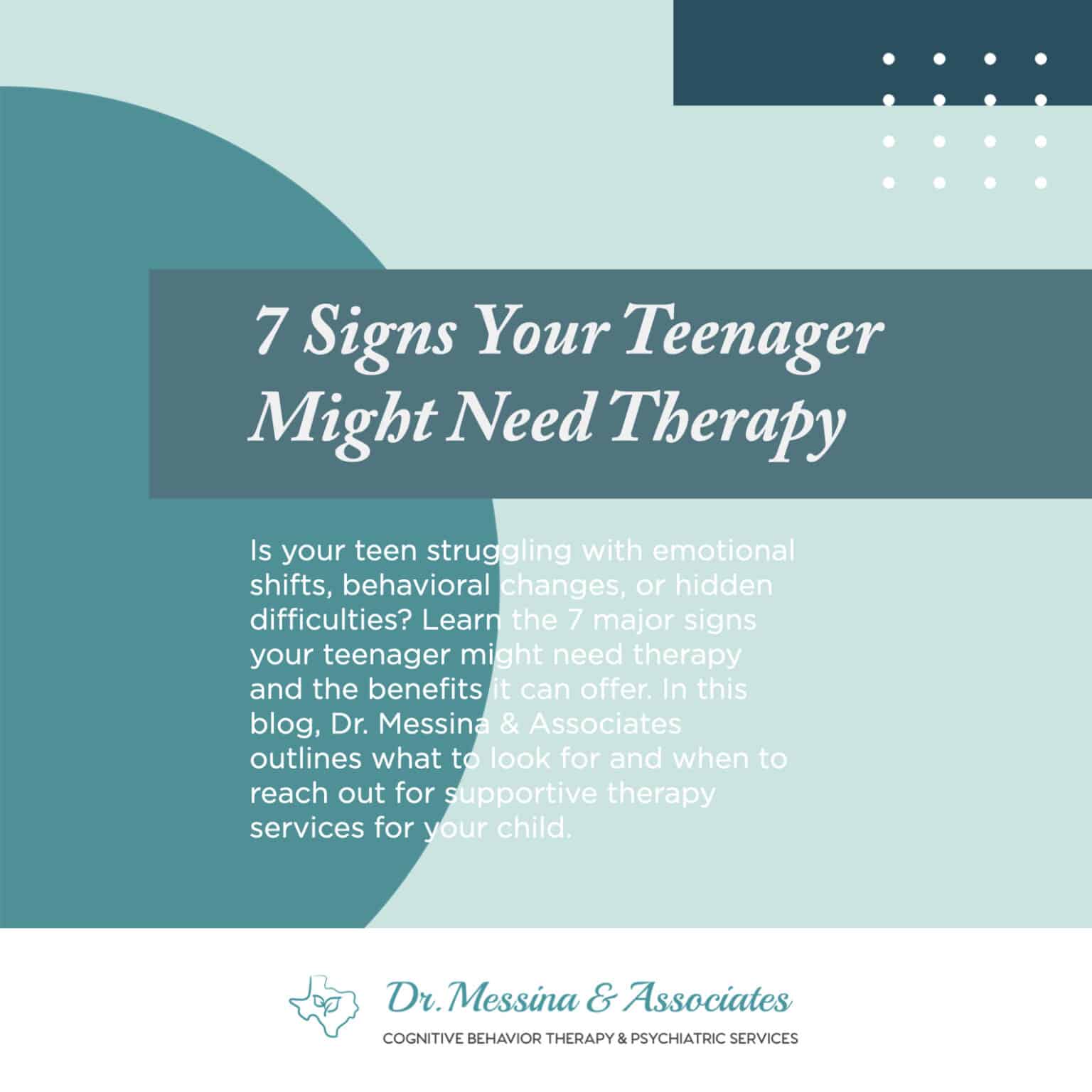 7 Major Signs Your Teenager Might Need Therapy