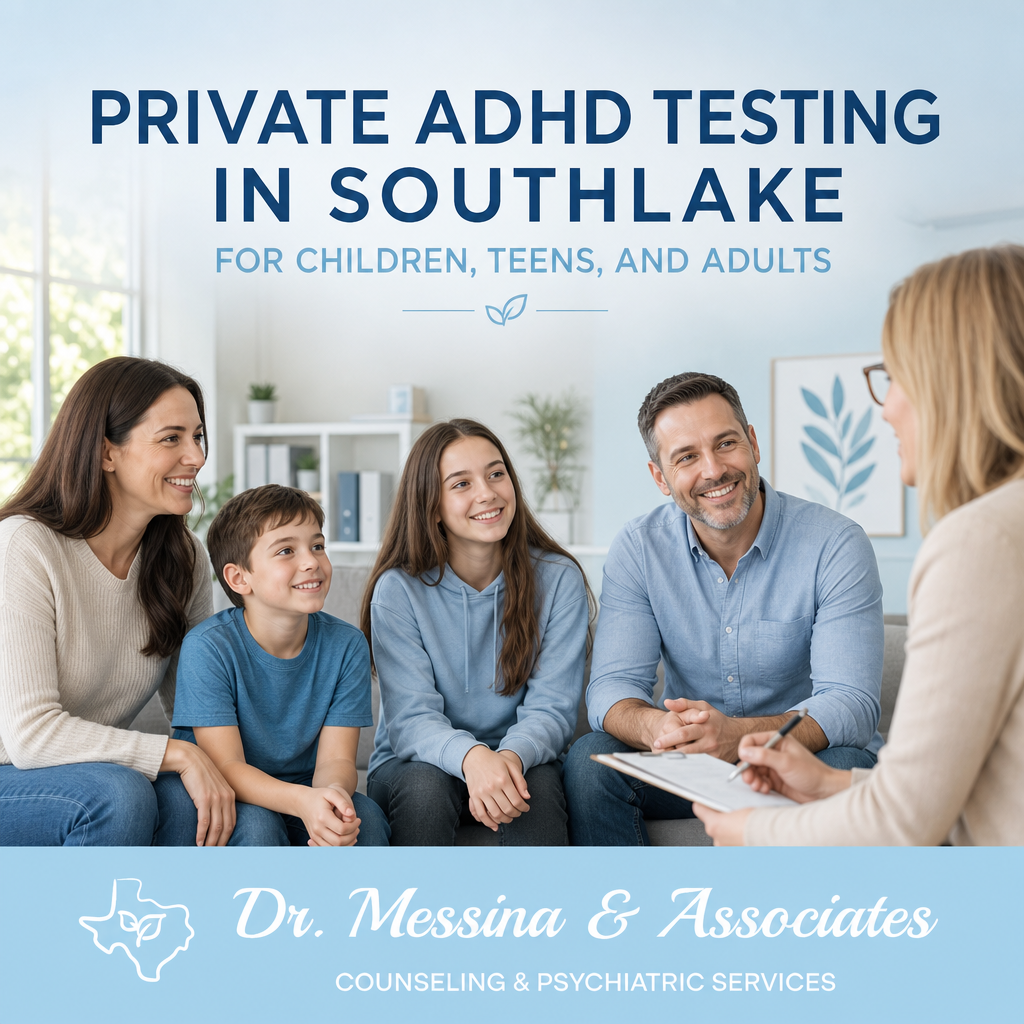 Private ADHD Testing in Southlake for Children, Teens, and Adults