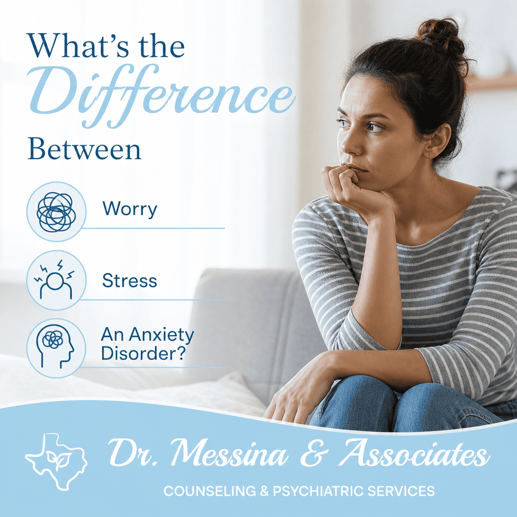What’s the Difference Between Worry, Stress, and an Anxiety Disorder?